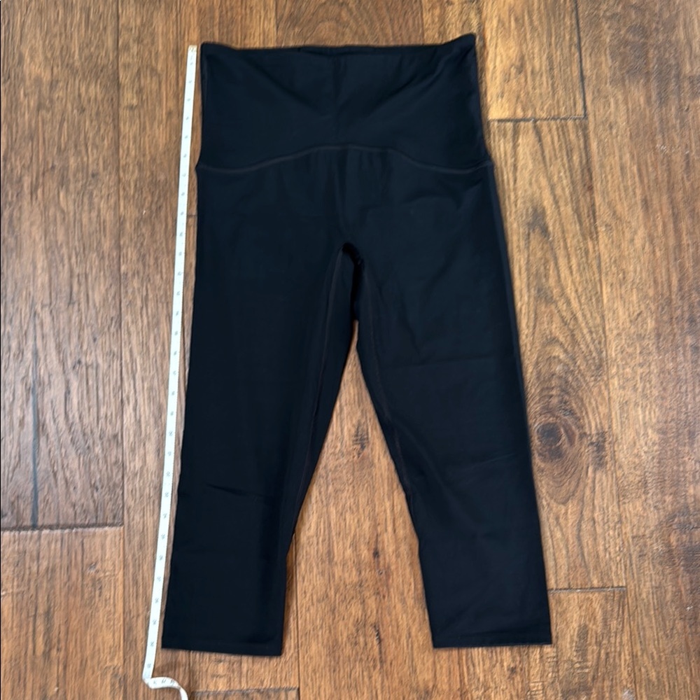 SPANX Black Cropped Leggings High Waist